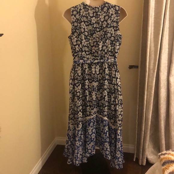 EUC Blue Floral Hi Lo Dress - Picture 5 of 7